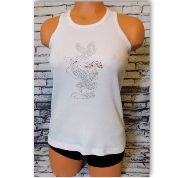 Classic Looney Tunes Bugs Bunny🐰Rib Knit Tank Top - Picture 4 of 8